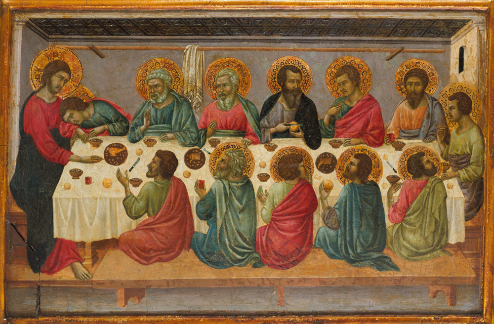 شام آخر، حدود 1325–30، اوگولینو دا سیه نا(Ugolino di Nerio)، فلورانس، ایتالیایی